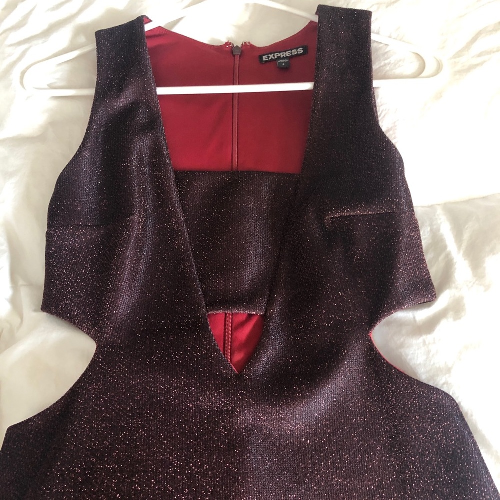 Maroon express dress